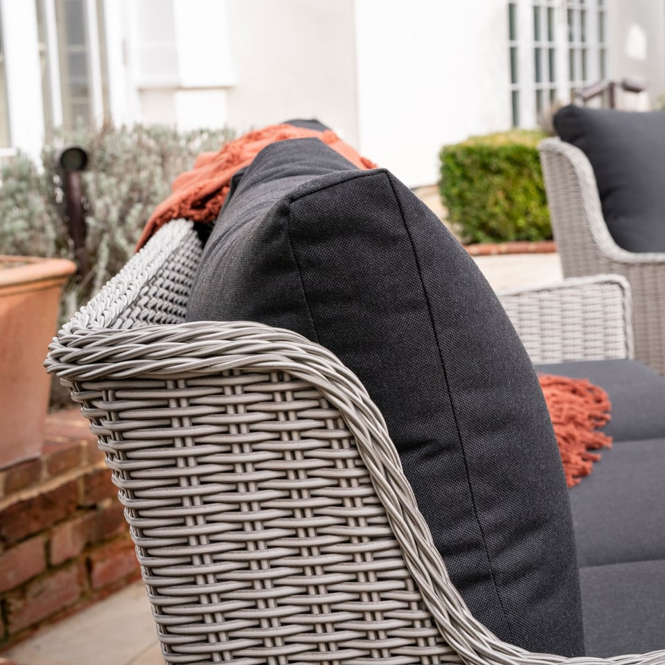 Talia Rattan 3 Seater Sofa Suite Lounging Set
