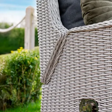 Talia Rattan Grande 5 Piece Reclining Lounging Set