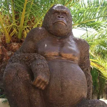 Gorilla Garden Ornament