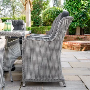 Talia 8 Seat Rattan Dining Set - Rectangular Table