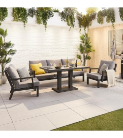 Vogue 3 Seater Sofa Set with Rising Table