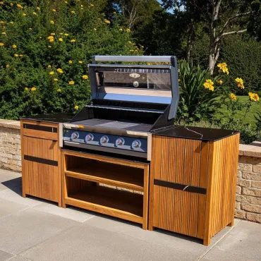 Amalfi Teak Outdoor Kitchen Set 2