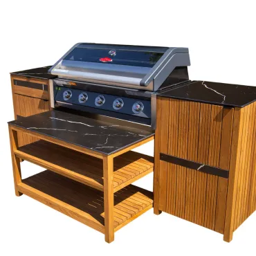 Amalfi Teak Outdoor Kitchen Set 2