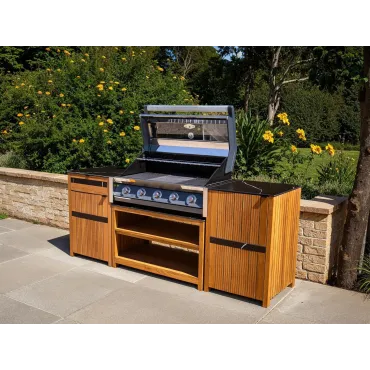Amalfi Teak Outdoor Kitchen Set 2