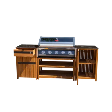 Amalfi Teak Outdoor Kitchen Set 2