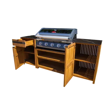 Amalfi Teak Outdoor Kitchen Set 2