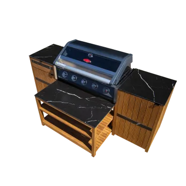 Amalfi Teak Outdoor Kitchen Set 2