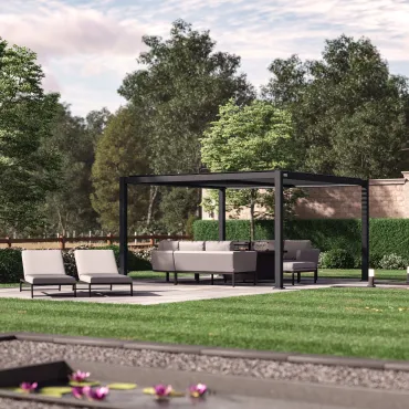 Como Pergola 4m x 4m -Frame LED  - 1
