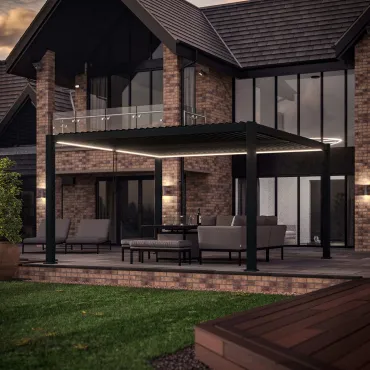 Como Pergola 4m x 4m LED Frame