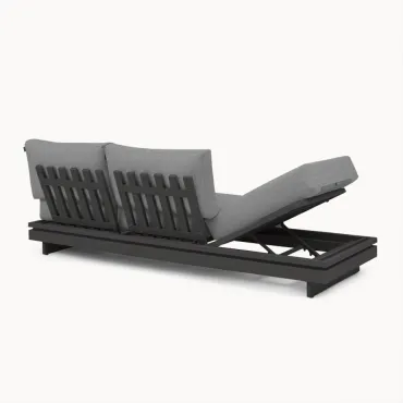 Bryson Aluminium Wood Deluxe Corner Sofa