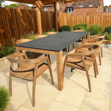 Bari 8 Chair Dining Set