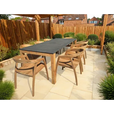 Bari 8 Chair Dining Set