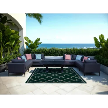 Sicilie Corner Sofa Unit | U-Shaped