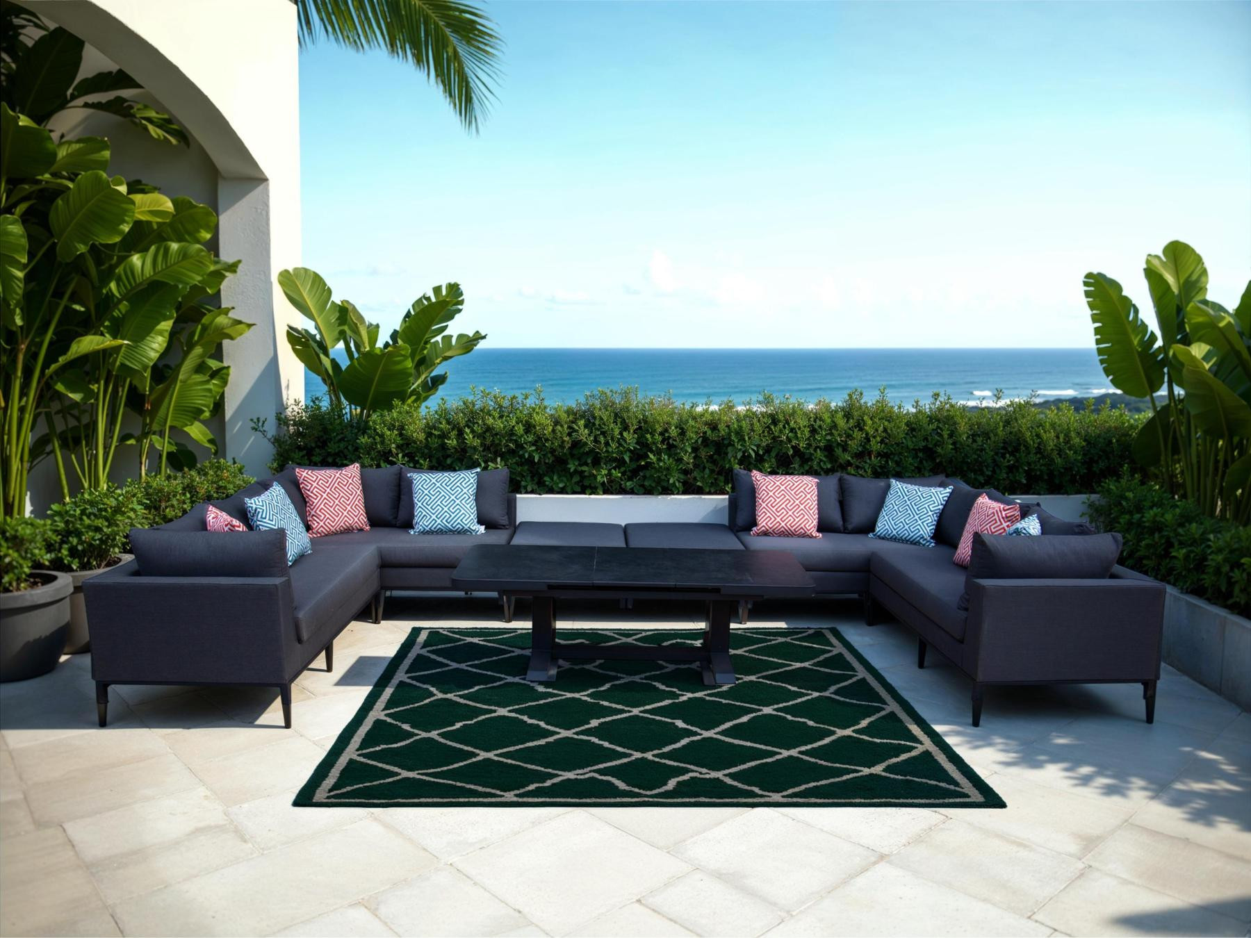 Sicilie Corner Sofa Unit - U-Shaped