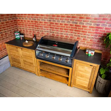 Bari Teak Outdoor Kitchen Set 3