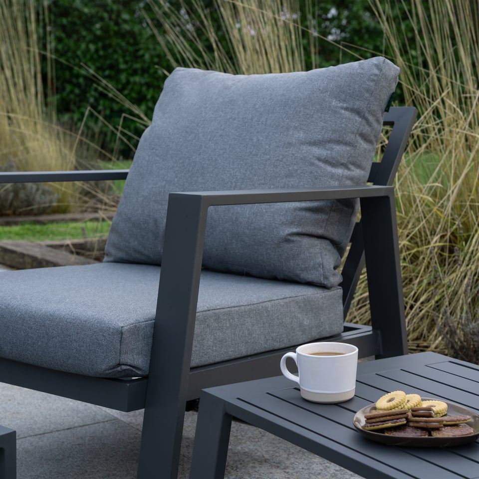 Franklin Aluminium 5 Piece Reclining Lounging Set