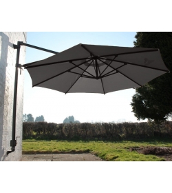 Turino Wall Parasol Grey Canopy Only