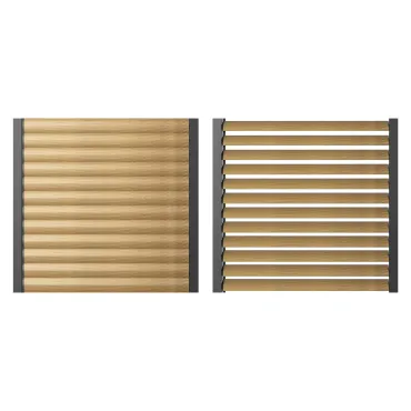 Como Pergola Sliding Louvre Panel Door 3m