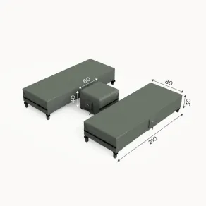 Protex Furniture Cover Pack for Flat Sunlounger Set