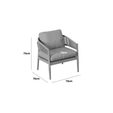 Porto Rope Weave Lounge Chair