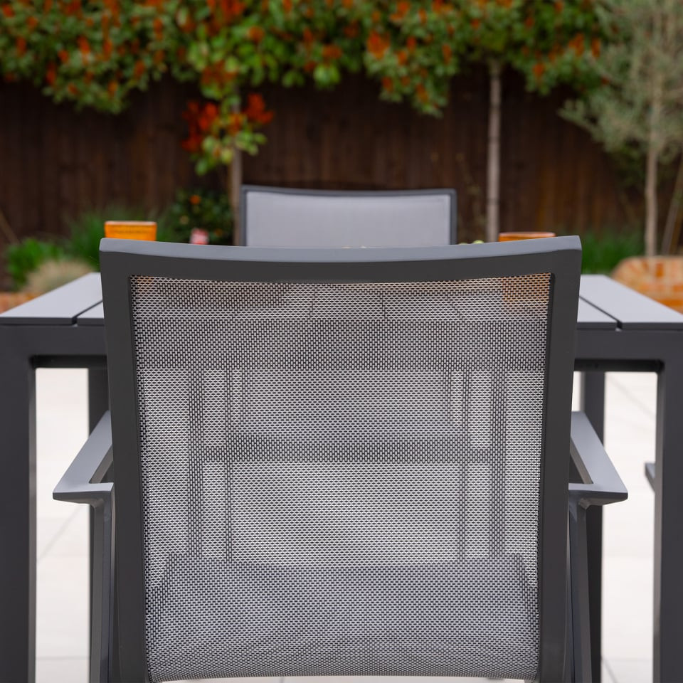 Paloma 8 Seat Aluminium Dining Set