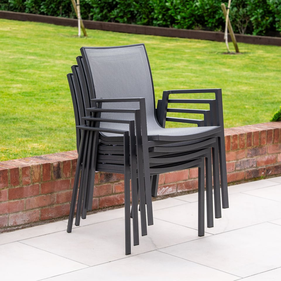 Paloma 8 Seat Aluminium Dining Set
