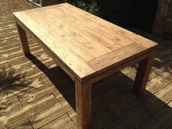 York Reclaimed Teak Dining Table 2M