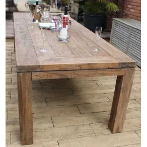 York Reclaimed Teak Dining Table 2.8M