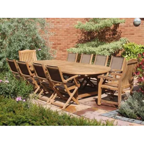 Chunky 3m Oval Table & TNT Chair Set Chunky 3m Oval Table & TNT Chair Set