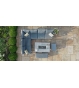 New York New York Corner Dining Set - With Firepit Table