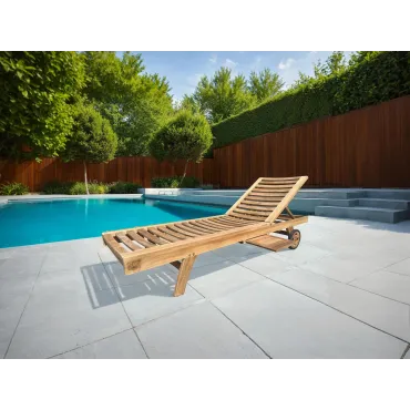 Maddison Teak Sun Lounger