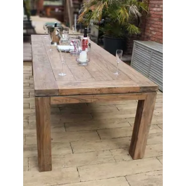 York Reclaimed Teak Dining Table 2.4M York Reclaimed Teak Dining Table 2.4M
