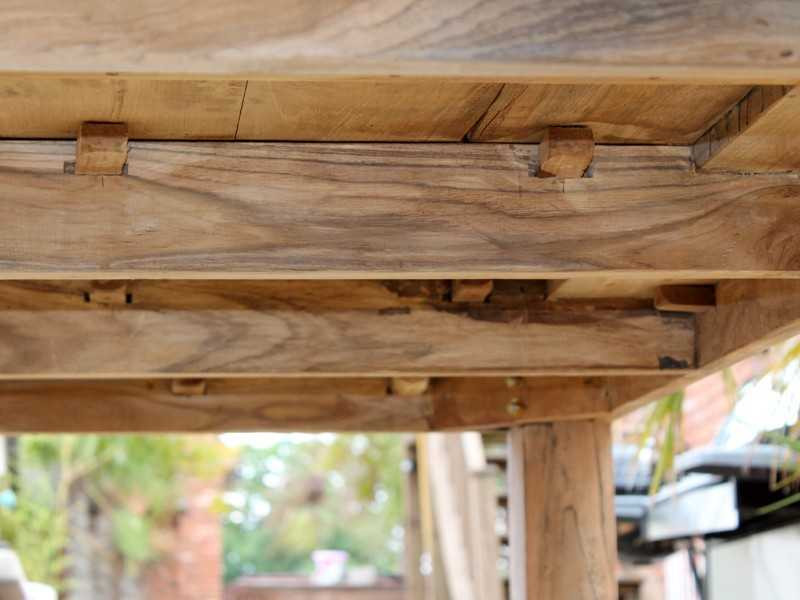 York Reclaimed Teak Dining Table 2.4M