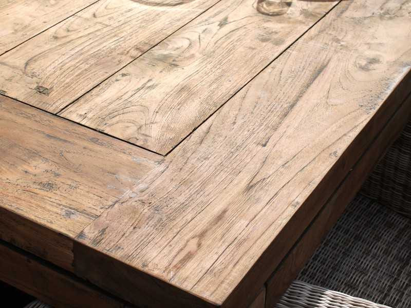 York Reclaimed Teak Dining Table 2.4M