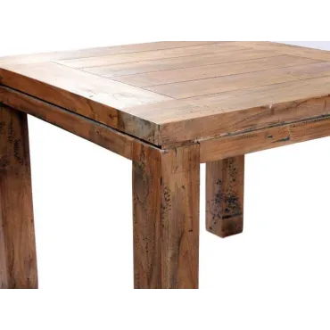 York 1m Square Teak Table