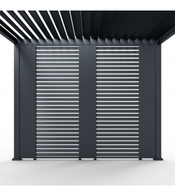 Titan Aluminium Pergola 31cm Solid Side Wall Panel