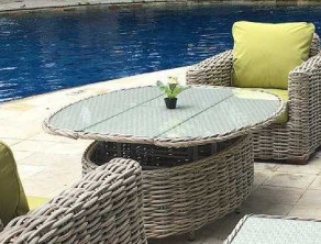 Extending Oval Coffee Table