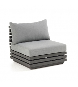 San Marino Aluminium Middle Sofa Section