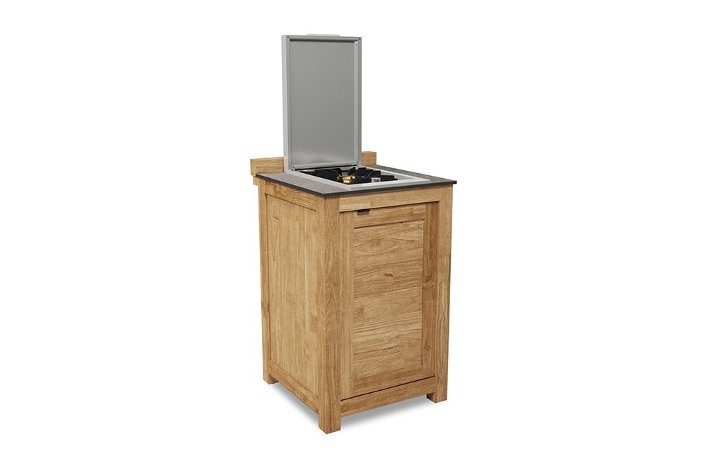 Outdoor Kitchens Bari Kitchen Cabinet Unit With Side Burner Cutout