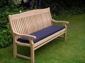 Outdoor Cushion For 150cm Bench - Navy Blue