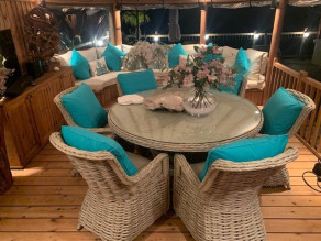 Fiji 6 Chair Dining Set  - 7
