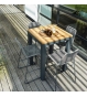 Aluminium Outdoor Dining Monte Vari Bar set & 4 Chairs