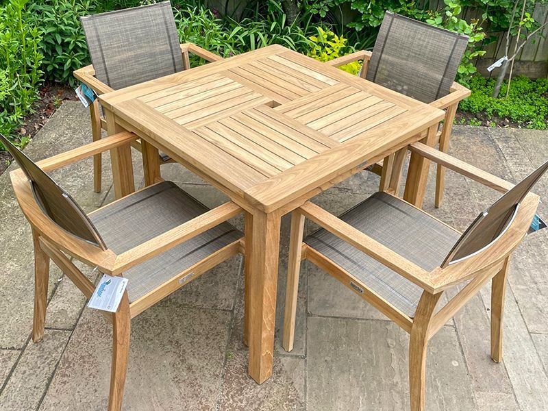 Windsor Table 90cm Square Teak Certified