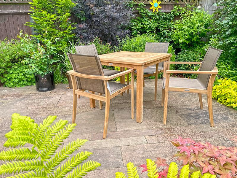 Windsor Table 90cm Square Teak Certified
