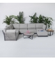 Home Jude Rope Left Handed Large Corner Chaise Sofa