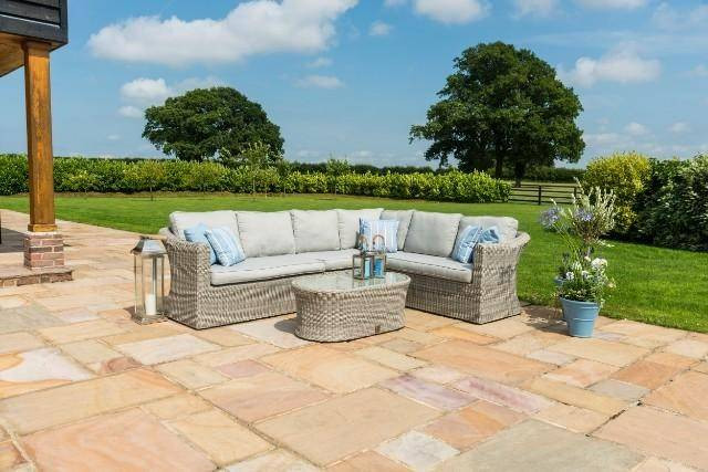 Oxford Large Rattan Corner Sofa Set