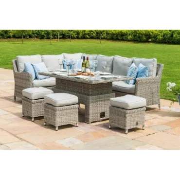 OXFORD CORNER SOFA DINING SET WITH ICE BUCKET OXFORD CORNER SOFA DINING SET WITH ICE BUCKET
