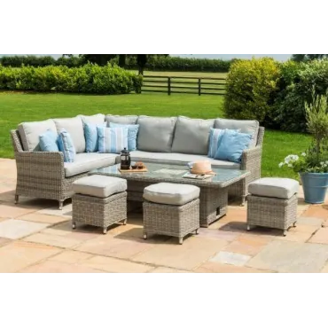 OXFORD CORNER SOFA DINING SET WITH ICE BUCKET OXFORD CORNER SOFA DINING SET WITH ICE BUCKET