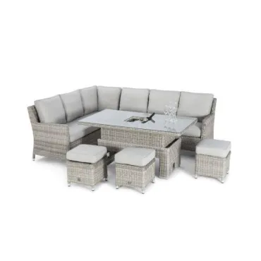 OXFORD CORNER SOFA DINING SET WITH ICE BUCKET OXFORD CORNER SOFA DINING SET WITH ICE BUCKET