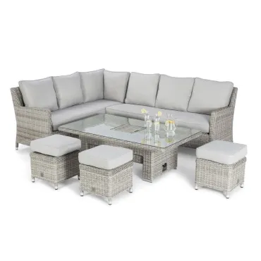 OXFORD CORNER SOFA DINING SET WITH ICE BUCKET OXFORD CORNER SOFA DINING SET WITH ICE BUCKET